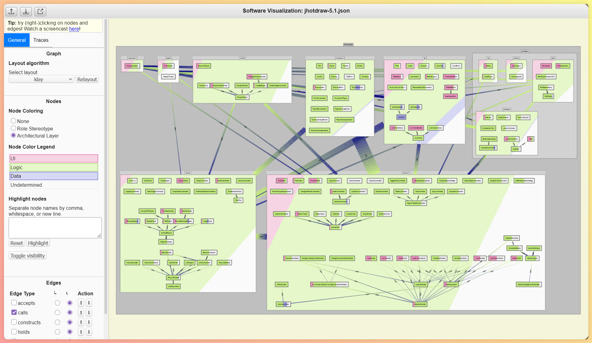 ClassViz screenshot.